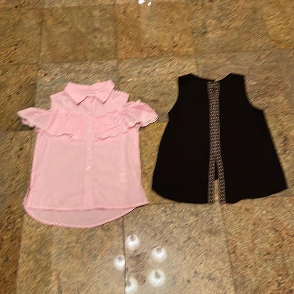 NWT Lot of 2 Tops Open Shoulder Open Back